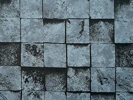 Envelopamento Cubo 3D Cinza Lunar