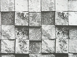 Envelopamento Cubo 3D Cinza Médio