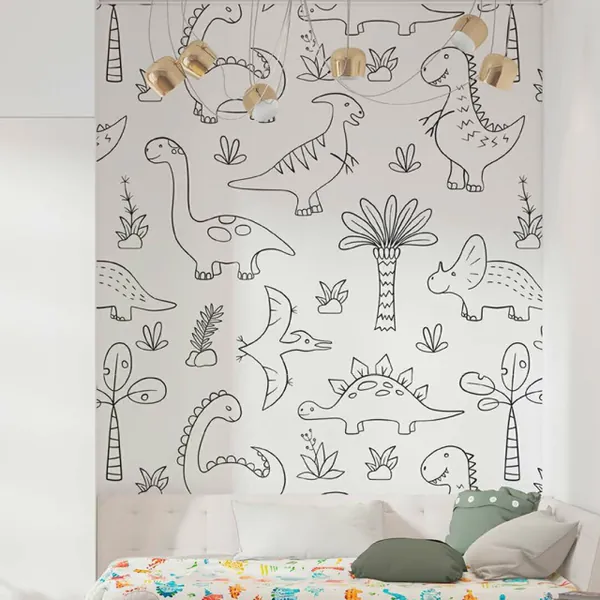 Papel de parede Painel Dinossauros