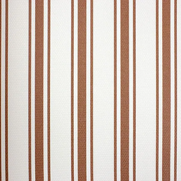 Papel de parede Listrado Marrom e Off-White